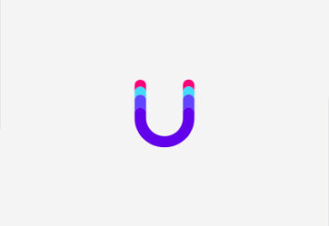 Data company logo - u letter logo