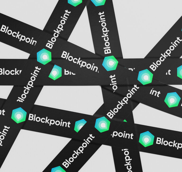 Blockchain Logo - Cryptocurrency Logo - Pin Point Exploration