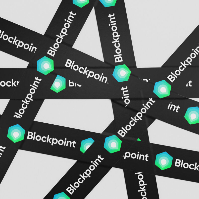 Blockchain Logo - Cryptocurrency Logo - Pin Point Exploration