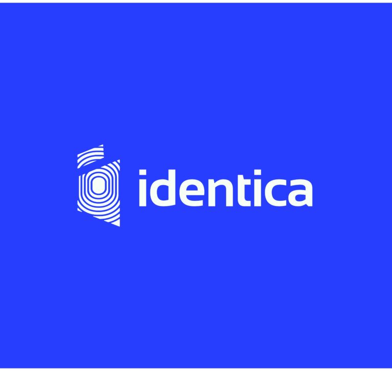 SaaS, AI Tech Logo, Fingerprint Identity, i Security Logo design
