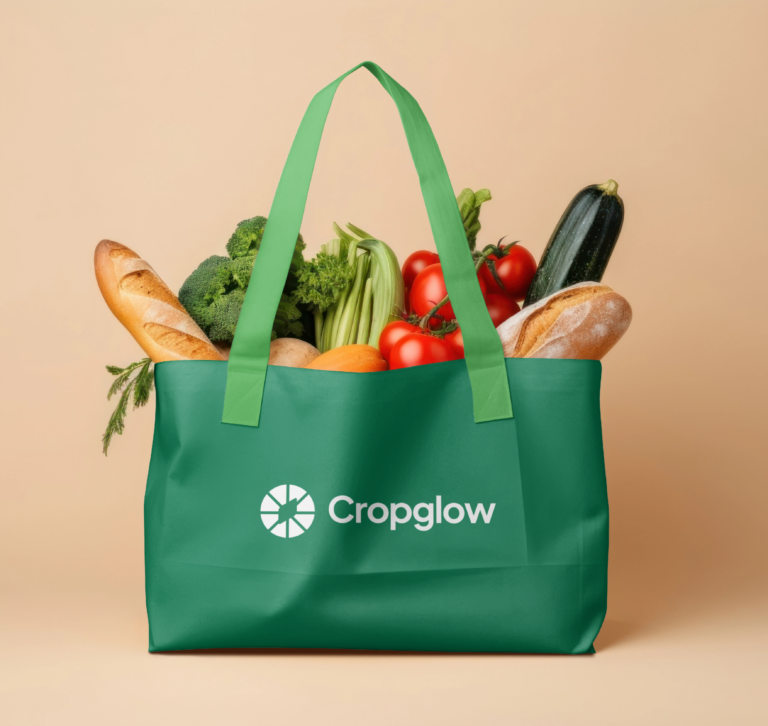 Crop Logo, Farm Logo, Agriculture Logo, Eco, Green, Leaf, C logo