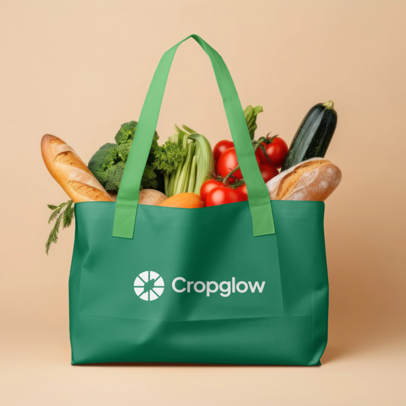 Crop Logo, Farm Logo, Agriculture Logo, Eco, Green, Leaf, C logo