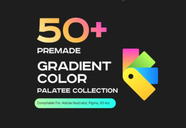 50+ Premade Gradient Color Palatee Collection