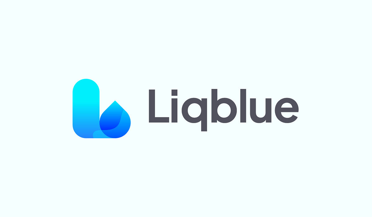 Logo, 3D, Modern, Purified Water, Liquid, Waves, Drop, L logo
