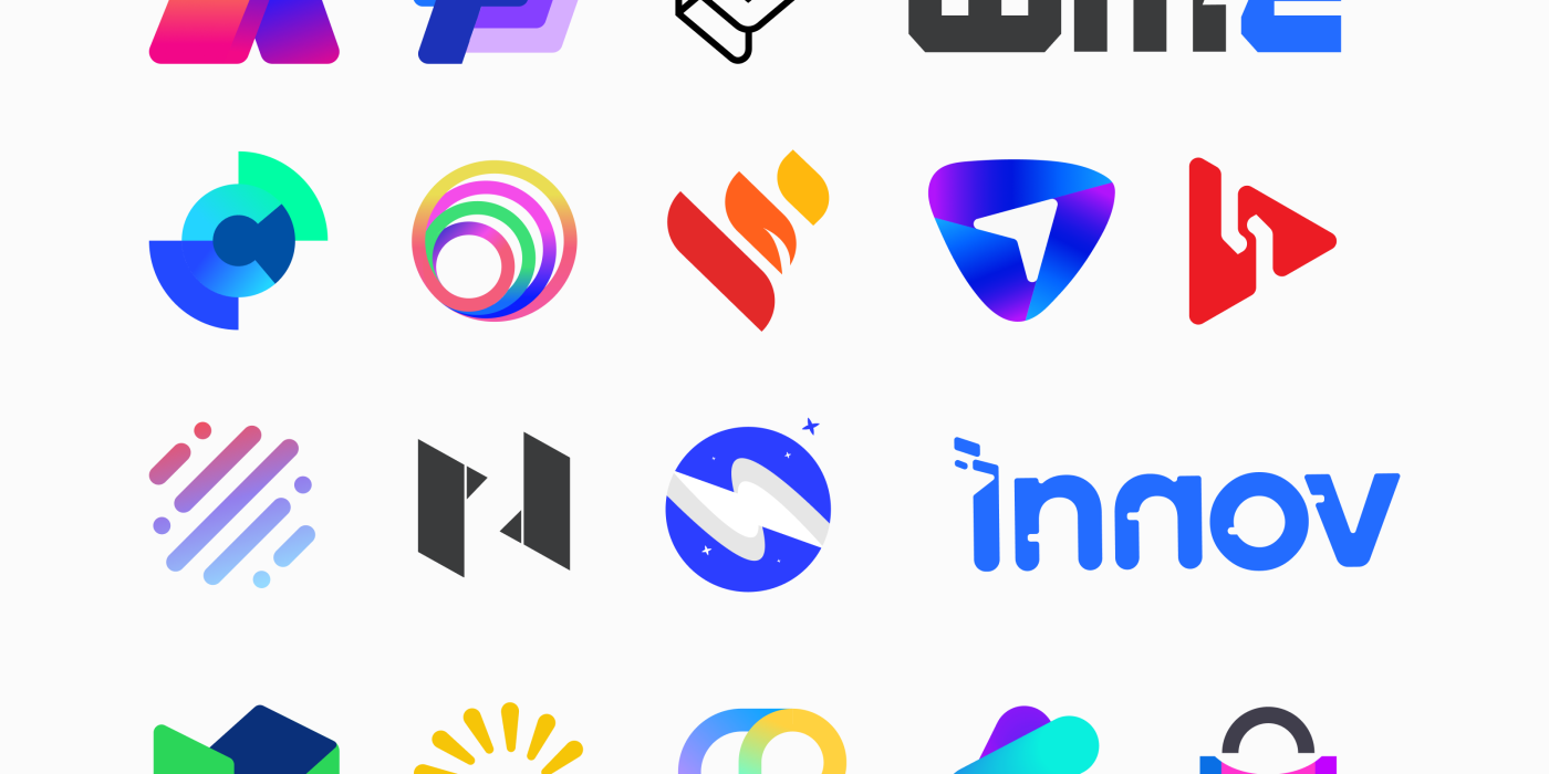 Real Client Work: Modern Logos & Futuristic Brand Identities