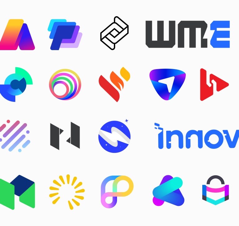 Real Client Work: Modern Logos & Futuristic Brand Identities